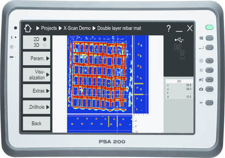 Ground Penetrating Radar readout picture