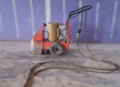 Concrete floor grinder picture